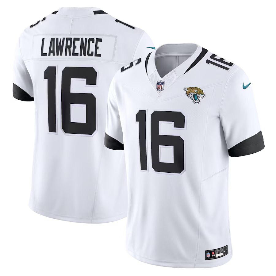 Men Jacksonville Jaguars #16 Trevor Lawrence Nike White Vapor F.U.S.E. Limited NFL Jersey